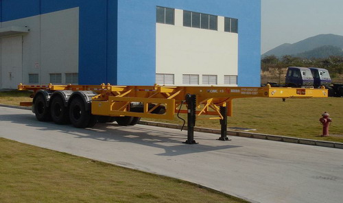 中集12.2米30.5吨3轴集装箱运输半挂车(ZJV9366TJZ)
