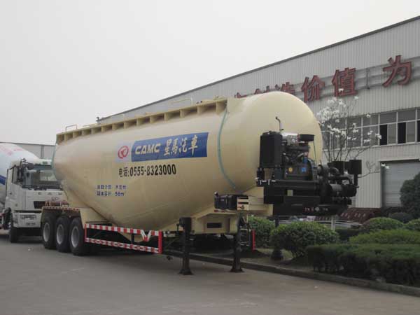 星马13米24.2吨3轴粉粒物料运输半挂车(AH9401GFL)