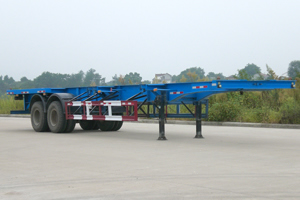 南明12.4米30.5吨2轴集装箱运输半挂车(LSY9350TJZ)