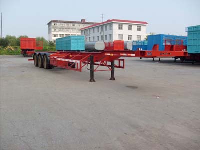 昌骅15米33.8吨3轴集装箱运输半挂车(HCH9403TJZ)