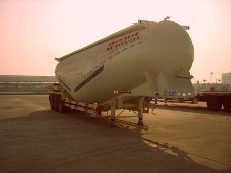 华宇达13米27吨3轴粉粒物料运输半挂车(LHY9408GFL)