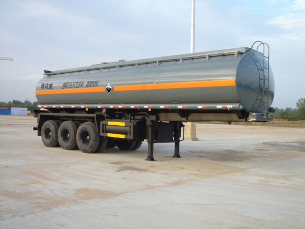 特运10米31吨3轴腐蚀性物品罐式运输半挂车(DTA9401GFWA)