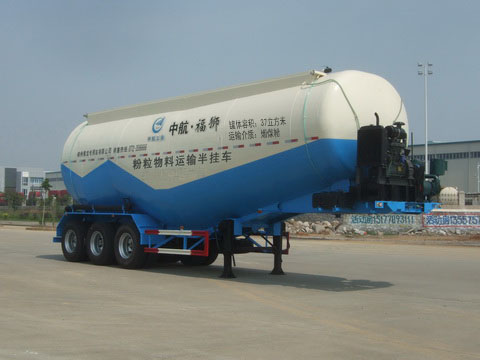 福狮10.5米28.4吨3轴中密度粉粒物料运输半挂车(LFS9403GFL)