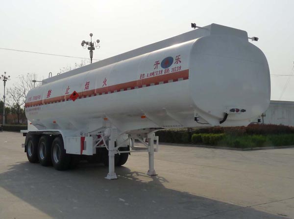 开乐10.5米32吨3轴易燃液体罐式运输半挂车(AKL9403GRY)