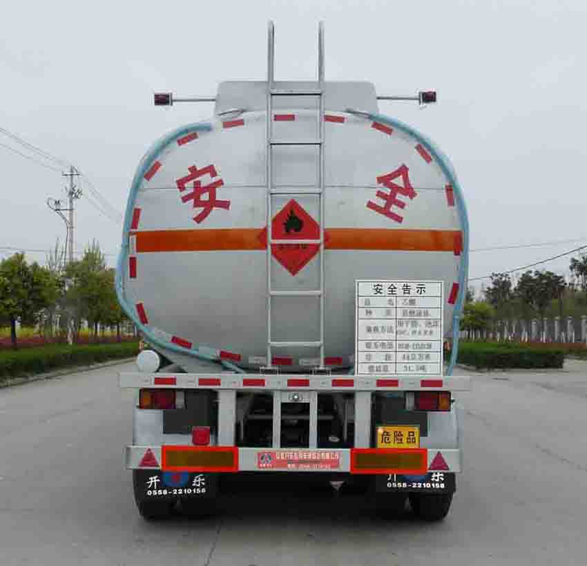 开乐AKL9404GRY易燃液体罐式运输半挂车公告图片