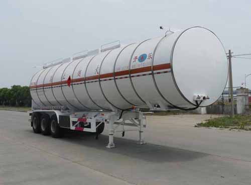 开乐12.6米31.5吨3轴易燃液体罐式运输半挂车(AKL9405GRYA)