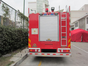 中卓时代牌ZXF5160TXFHX20化学洗消消防车公告图片