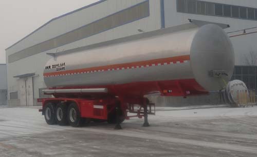 昌骅11米31吨3轴腐蚀性物品罐式运输半挂车(HCH9400GFW33)