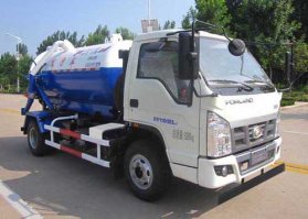 福田牌BJ5085GXW-2吸污车