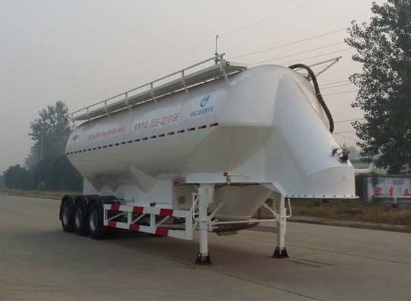 开乐12.4米33吨3轴铝合金中密度粉粒物料运输半挂车(AKL9401GFLA1)