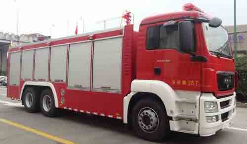 SJD5260TXFGP90/M型干粉泡沫联用消防车图片