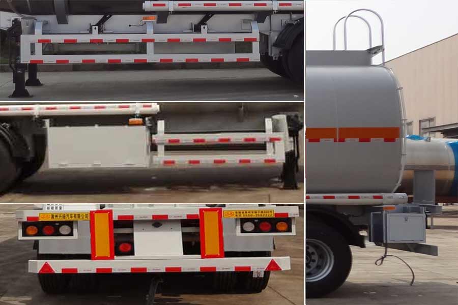 兴扬XYZ9400GRYB易燃液体罐式运输半挂车公告图片