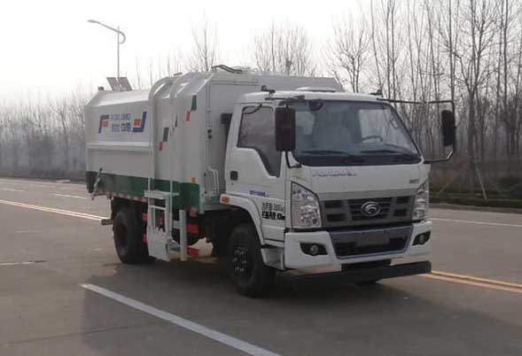 福田牌BJ5085ZZZ-2自装卸式垃圾车公告图片