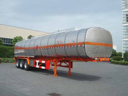 宏宙12.9米30吨3轴易燃液体罐式运输半挂车(HZZ9409GRYA)