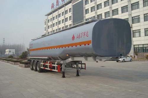 万事达12米31吨3轴润滑油罐式运输半挂车(SDW9400GRH)