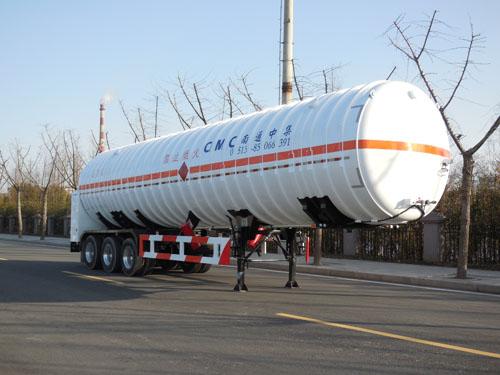 中集13米23.5吨3轴低温液体运输半挂车(NTV9406GDY)