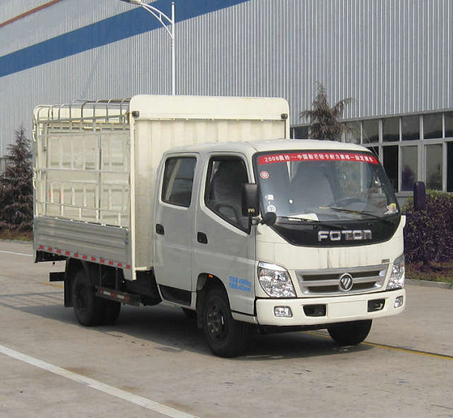 福田牌BJ5049CCY-DW仓栅式运输车