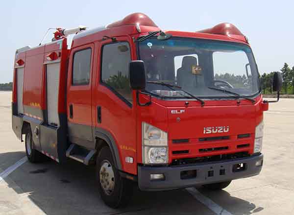 捷达消防牌SJD5101GXFPM35/W泡沫消防车