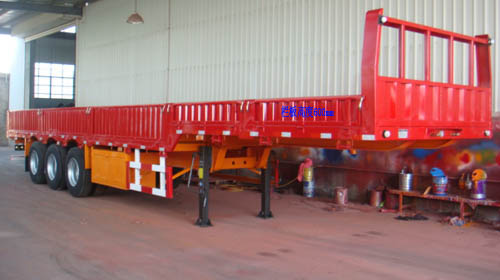 卓里-克劳耐13米33.5吨3轴栏板式运输半挂车(SXL9400)