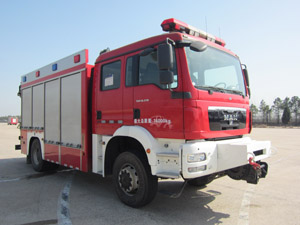 南马牌NM5140TXFJY100抢险救援消防车公告图片