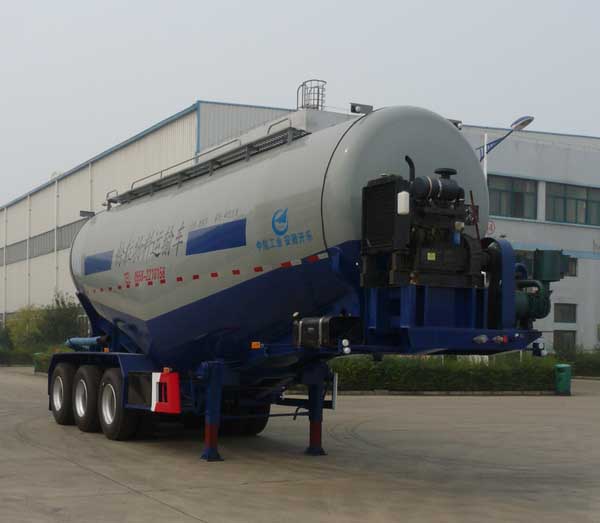 开乐10米32.5吨3轴中密度粉粒物料运输半挂车(AKL9401GFLA6)