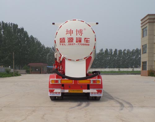 坤博LKB9400GFL中密度粉粒物料运输半挂车公告图片