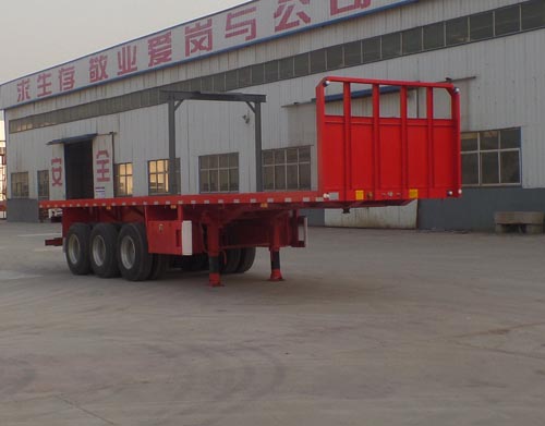勇超11.5米34.5吨3轴平板运输半挂车(YXY9401TPB)