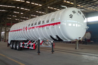 盛润13米22.4吨3轴低温液体运输半挂车(SKW9402GDY1)