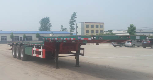 瑞图13米34吨3轴平板运输半挂车(LYT9408TPB)