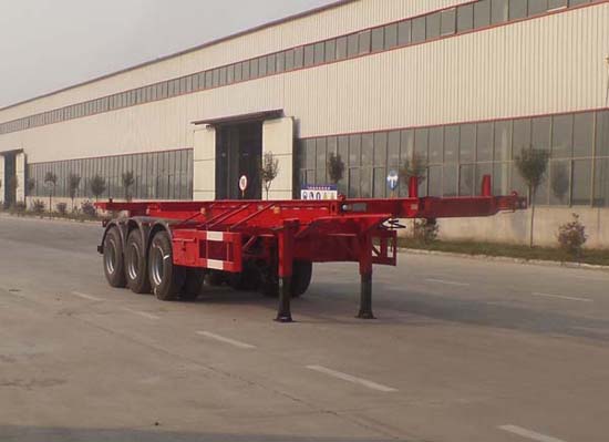 鲁驰10.6米34.5吨3轴危险品罐箱骨架运输半挂车(LC9403TWY)