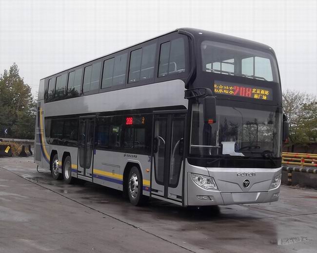 福田12.4米24-68座混合动力双层城市客车(BJ6128SHEVCA-1)