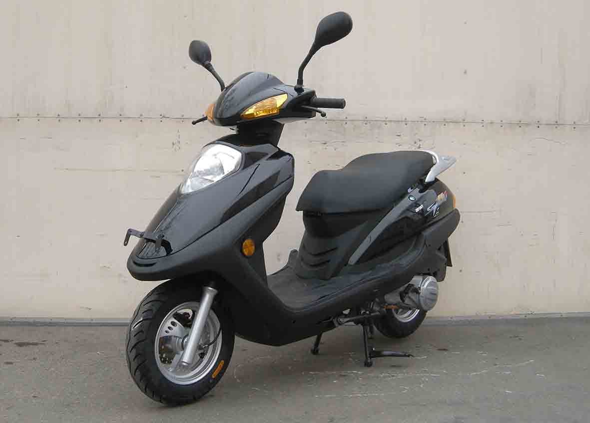 ZQ125T 众汽125CC汽油前盘式后鼓式两轮摩托车图片