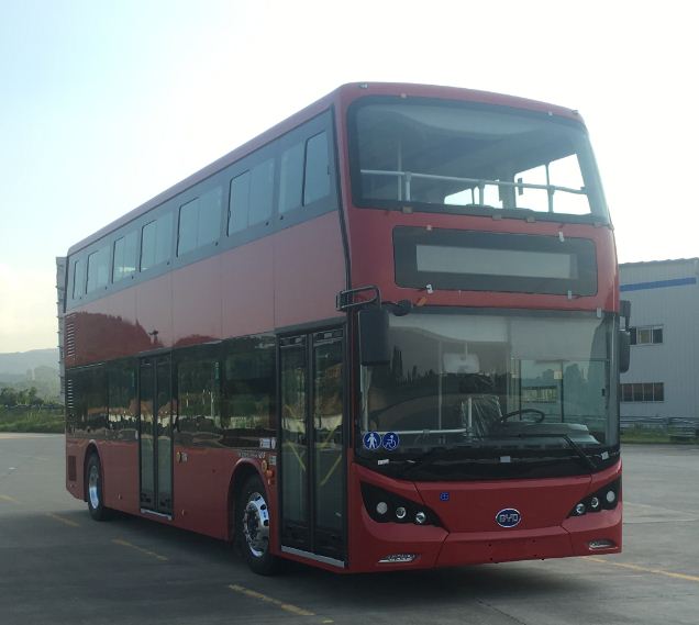 比亚迪10.2米14-62座纯电动双层城市客车(BYD6100LSEV)