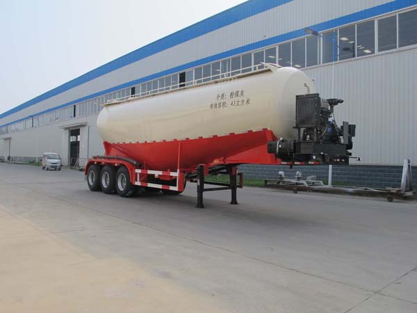 盛润11.5米29.6吨3轴中密度粉粒物料运输半挂车(SKW9403GFLA)