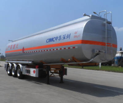 中集11.5米30.5吨3轴易燃液体罐式运输半挂车(ZJV9407GRYSZB)