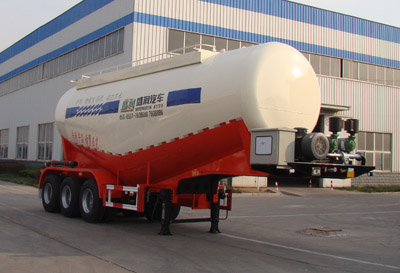 盛润10.1米31.9吨3轴中密度粉粒物料运输半挂车(SKW9405GFLA)