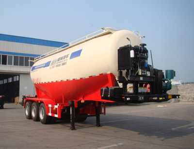 盛润9米29.6吨3轴中密度粉粒物料运输半挂车(SKW9381GFLC)