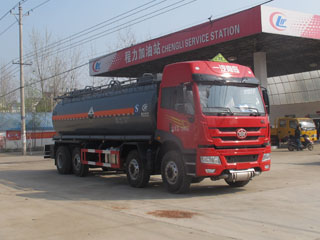 程力威牌CLW5316GFWC4腐蚀性物品罐式运输车公告图片