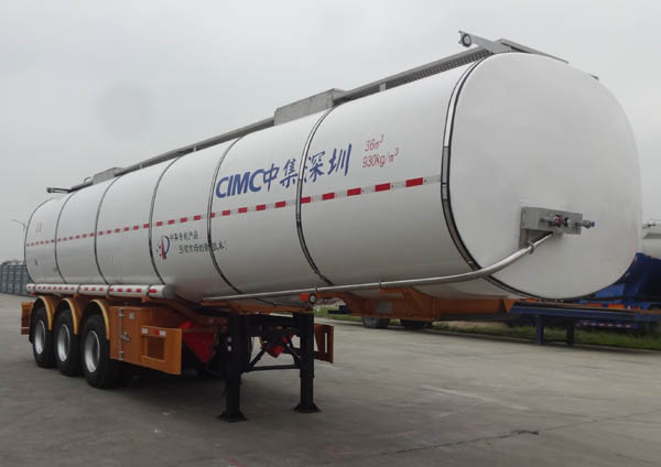 中集11米31.1吨3轴液态食品运输半挂车(ZJV9401GYSSZ)