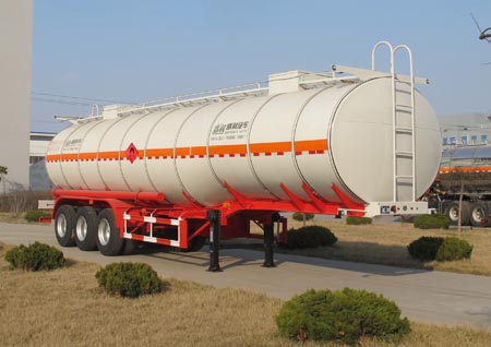 盛润13米30.5吨3轴易燃液体罐式运输半挂车(SKW9409GRYT)