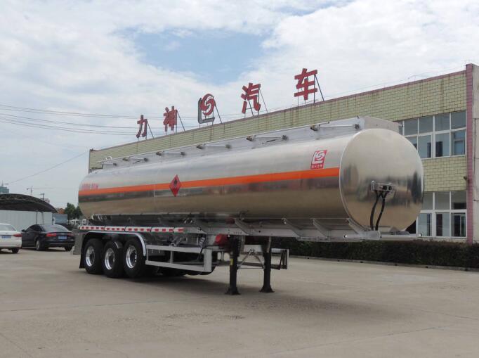 醒狮11米33.3吨3轴易燃液体罐式运输半挂车(SLS9401GRYA)