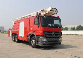 举高喷射消防车