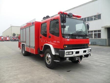 SXF5130TXFJY96/QL 川消牌抢险救援消防车图片
