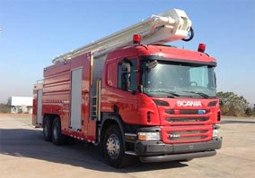 举高喷射消防车