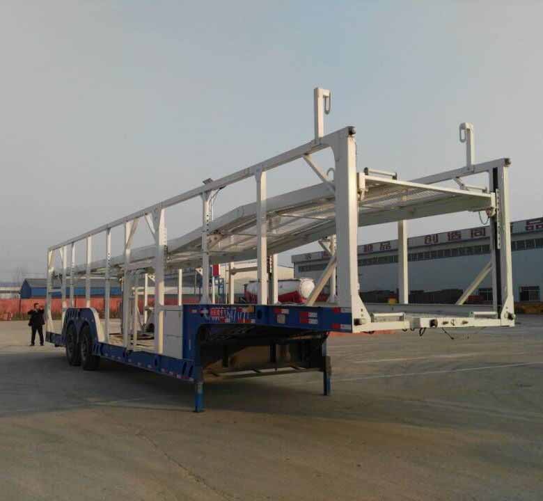 华梁天鸿14.2米11.9吨2轴车辆运输半挂车(LJN9200TCL)