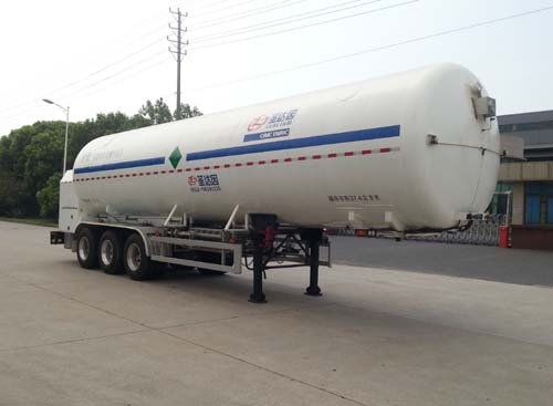 圣达因12.5米28.1吨3轴低温液体运输半挂车(SDY9402GDYN1)