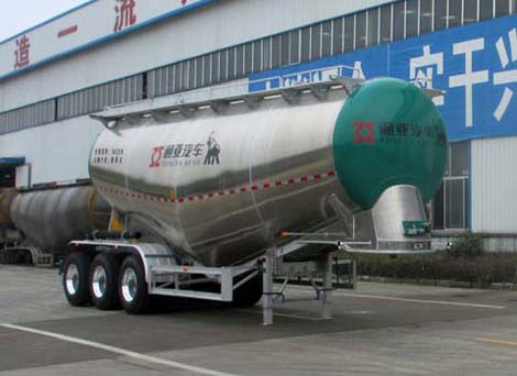 通亚达9.9米35吨3轴铝合金中密度粉粒物料运输半挂车(CTY9400GFLTL36)
