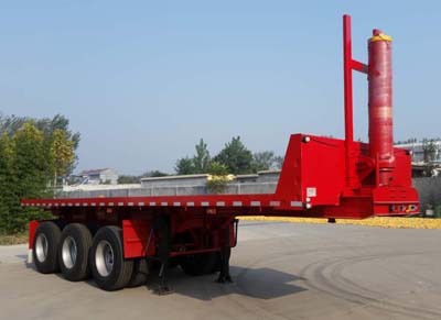 恩信事业8.8米33吨3轴平板自卸半挂车(HEX9407ZZXP)