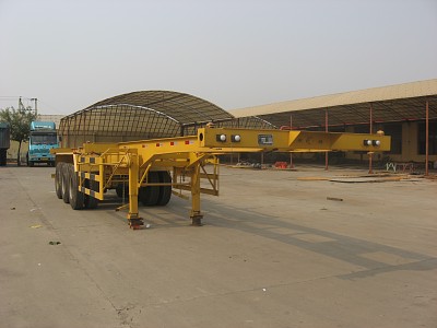 旗林12.5米34吨3轴集装箱运输半挂车(QLG9400TJZ)