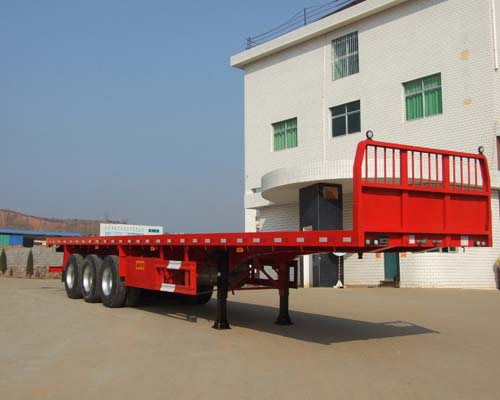 闽峰13米32.7吨3轴平板半挂车(FDF9401P)